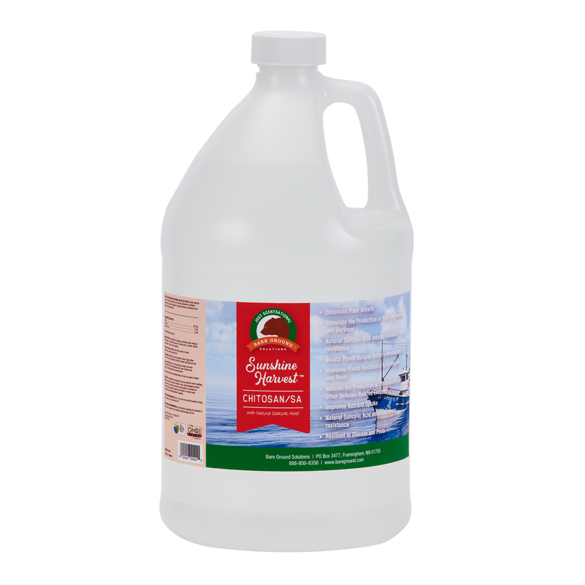 Just Scentsational, 128oz Chitosan with SA, Max. Coverage Area 128000 ft², Capacity 10 lb, Model# CSA-128G